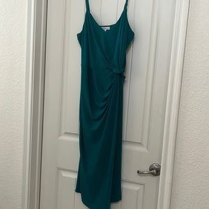 Teal socialite dress